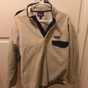 Cream and navy Patagonia!
